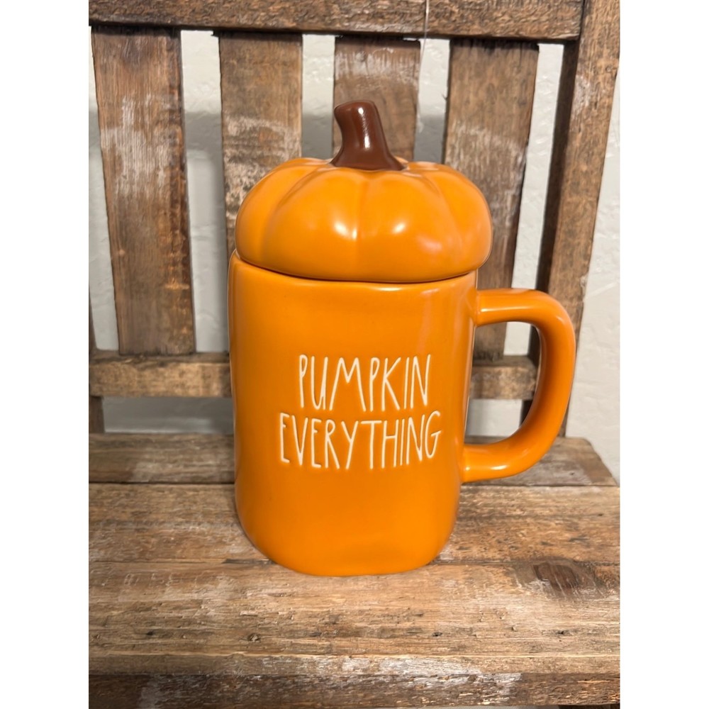 Rae Dunn Orange Pumpkin Everythinng Mug